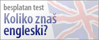 Proverite svoje znanje engleskog jezika
