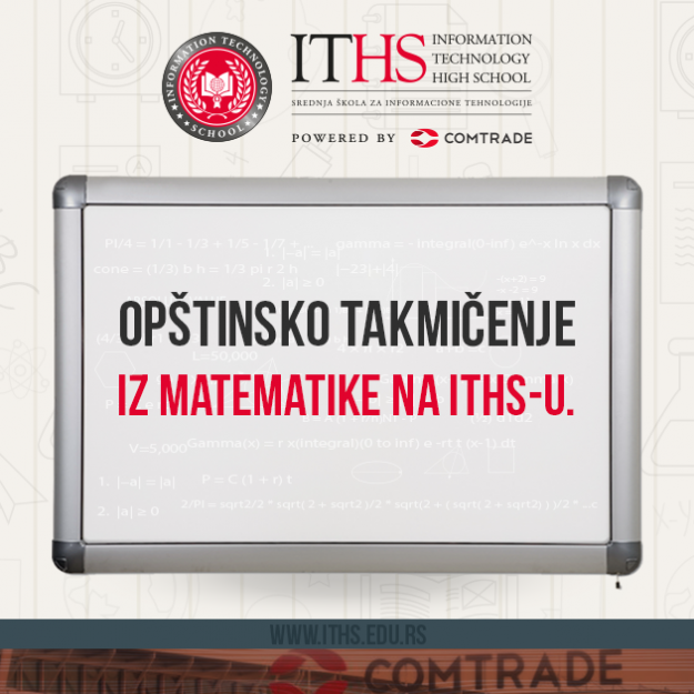 Opštinsko takmičenje iz matematike na ITHS-u