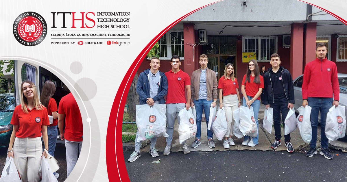 iths-vest-svratiste Učenici ITHS-a obradovali su korisnike Svratišta za decu novim igračkama