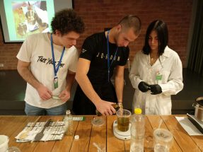 Proizvodnja maslinovog ulja od strane učenika