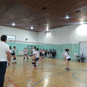 Odbojkašice u toku igre