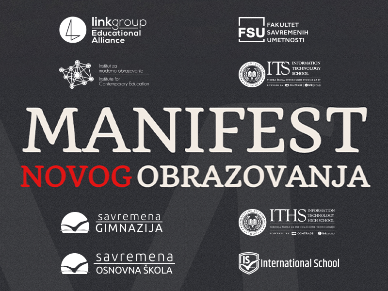 Manifest novog obrazovanja Manifest novog obrazovanja na ITHS-u