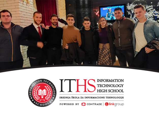 Učenici ITHS-a na predstavi "39 stepenika" u pozorištu "Boško Buha"