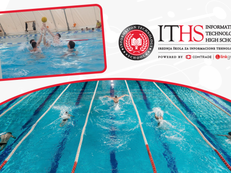 Đaci III razreda ITHS na plivalištu Košutnjak