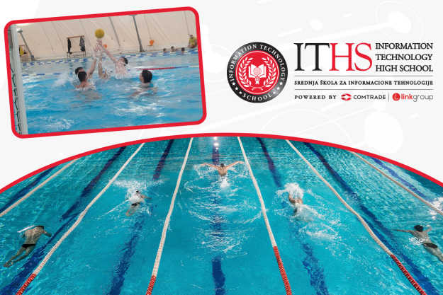 Đaci III razreda ITHS na plivalištu Košutnjak