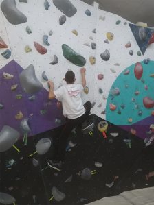 Početak uspona na stenu